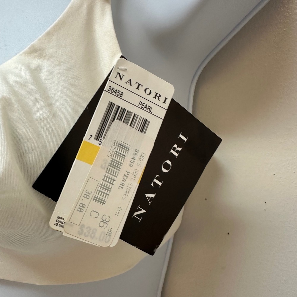 Natori Pearl Underwire Bra 36C Pearl Off White Unlined Seamless 36458 NEW - Picture 3 of 8
